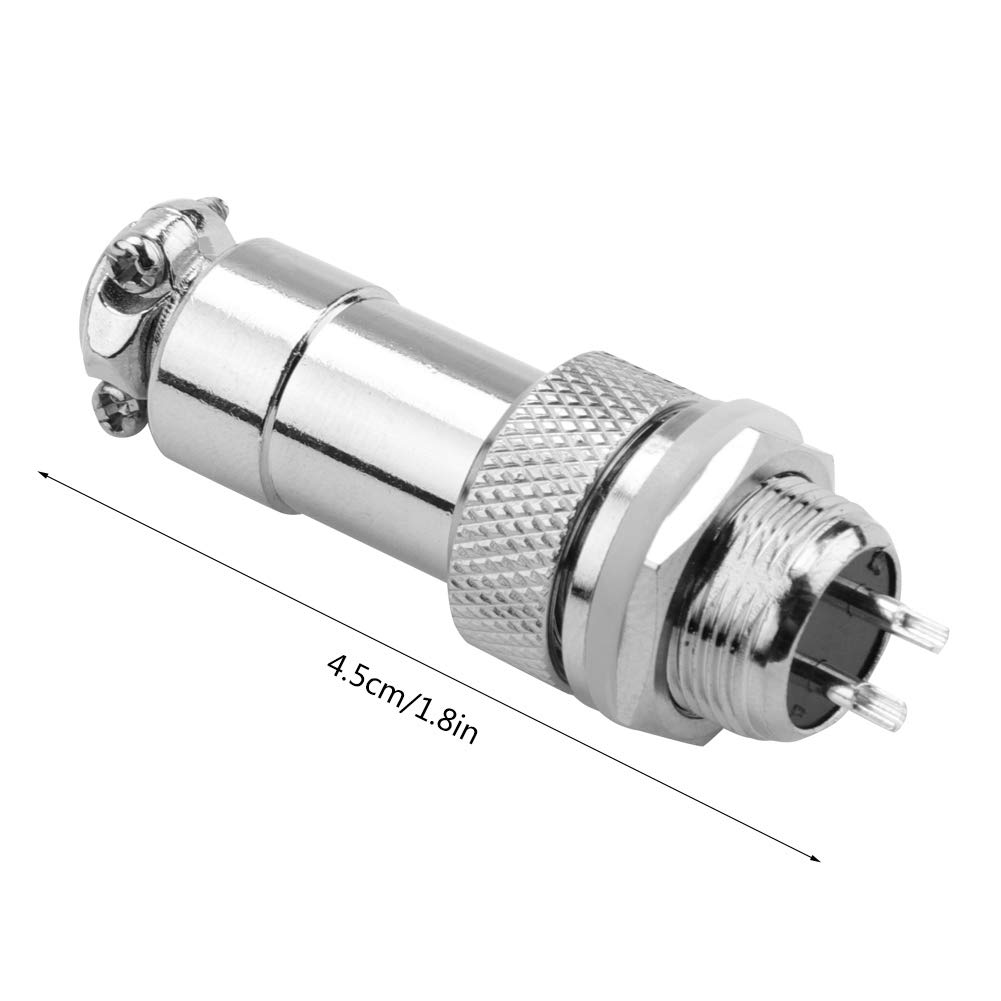 5 Paia Connettori GX12 2Pin Per Aviazione - Maschio E Femmina In Metallo - Foto 8