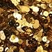 5mm FLAT SEQUINS GOLD Loose sequins for embroidery, applique, arts, crafts, and embellishment