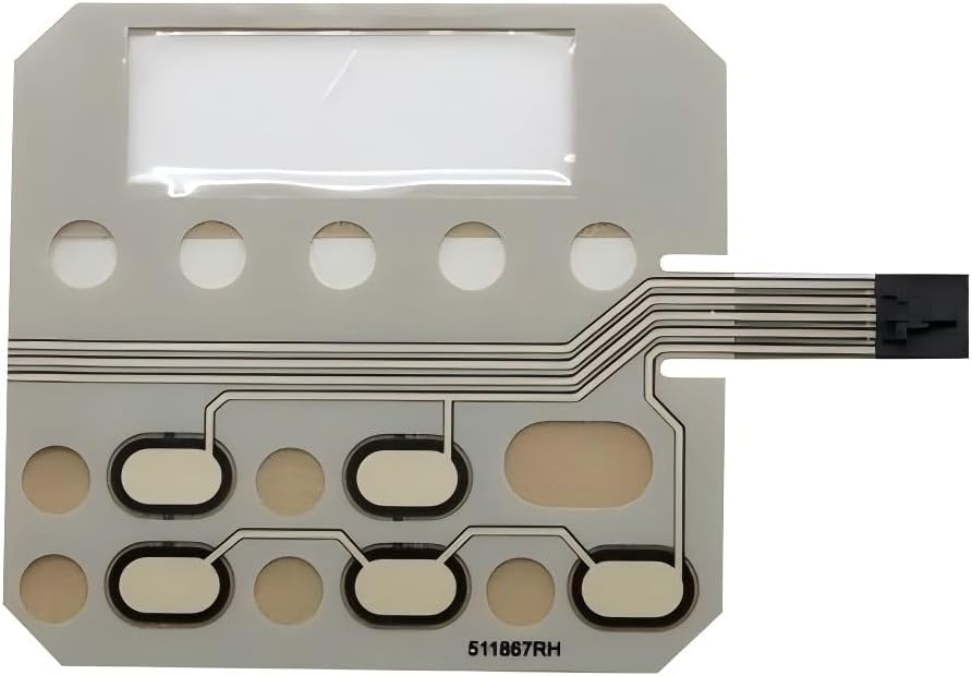 D510036P Touchpad Control Panel for Speed Queen, Alliance Huebsch, UniMac Dryer Touchpad Replacement 511867, 922850, D511867P, 506138, TU21388, 510034