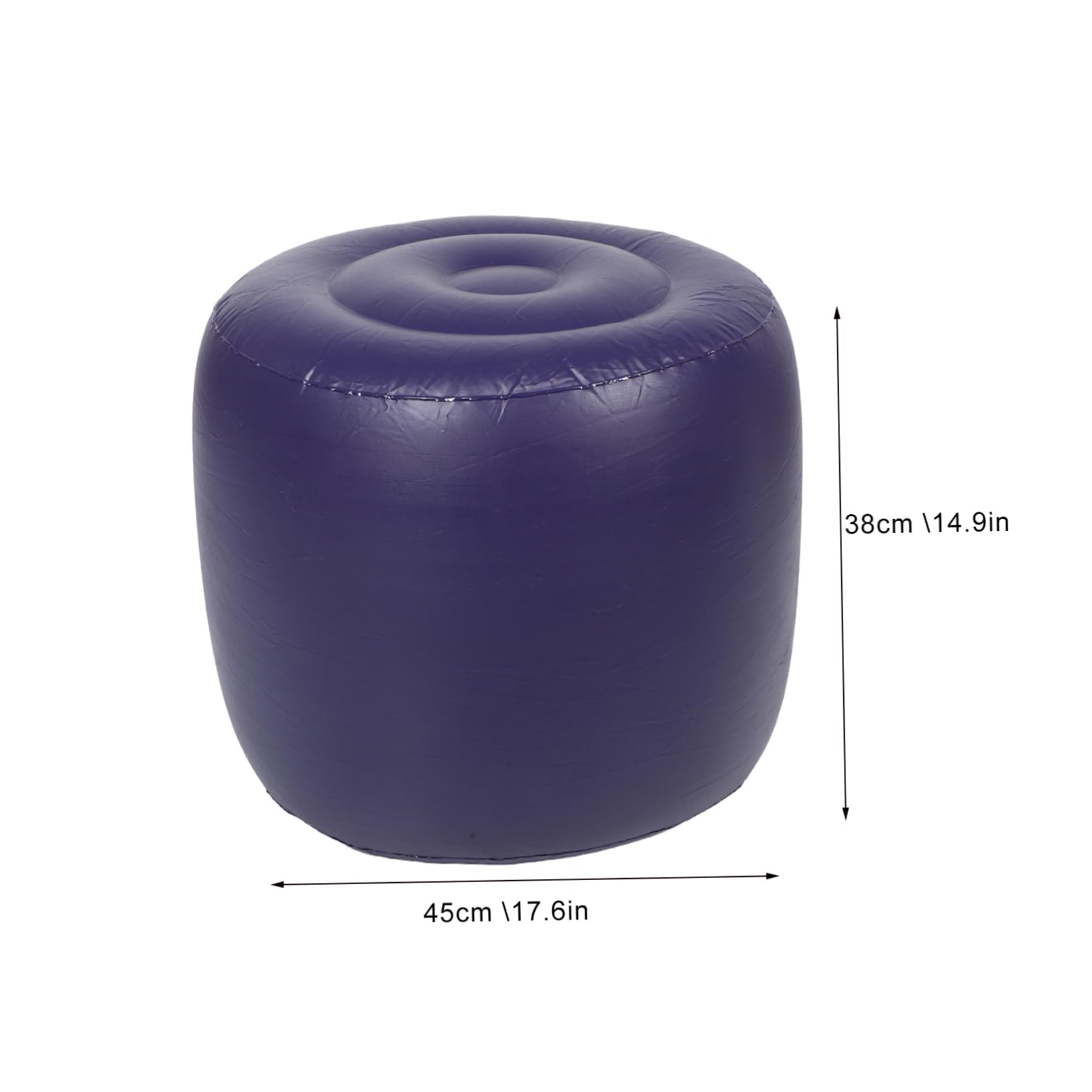 Hemoton Outdoor Inflatable Cushion Foldable Portable Chair Pad Comfortable Air Seat for Camping Concerts Hiking Travel Lightweight Durable Inflatable Seat Cushion for Multiple Uses