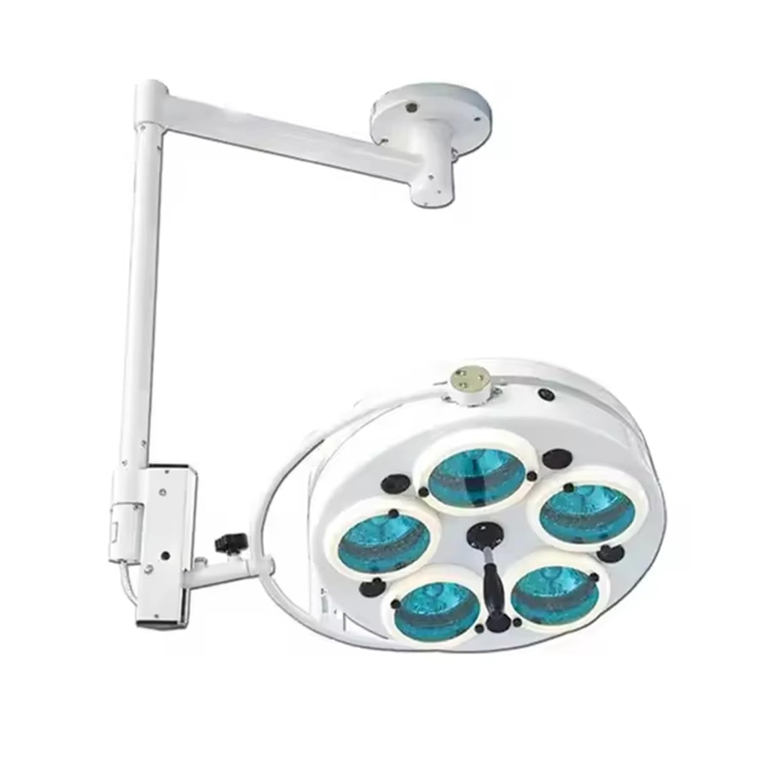 Stomatologiczna I Chirurgiczna Lampa Bezcieniowa Z 5 Aperturami, Sufitowa Lampa Bezcieniowa, 30 Diod LED, średnica Plamki 160-220 Mm, Do Oświetlenia Głębokich Ubytków W Gabinetach