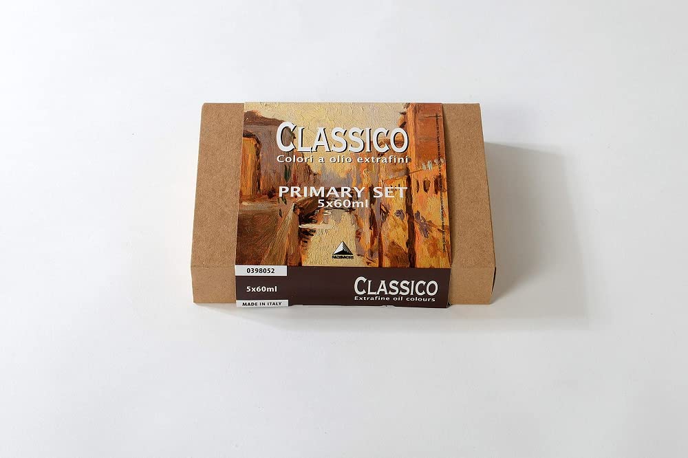 MAIMERI Classico - Set Primaires - 5 tubes 60 ml de couleurs à l'huile super fines