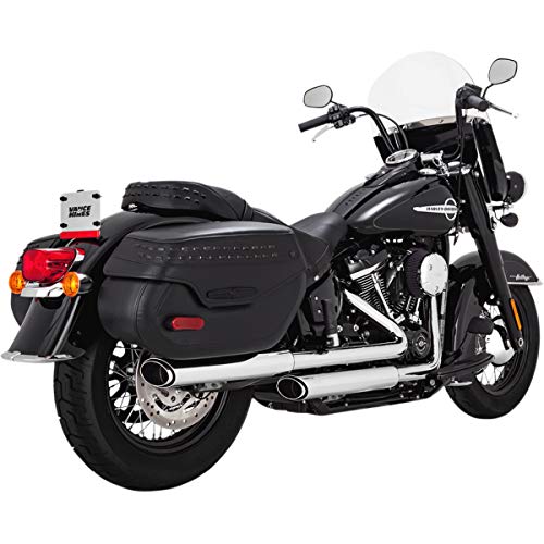  16879 TERMINALI FINALI Marmitte Scarichi NERI Vance & Hines MUFFLER TWIN SLASH 3\