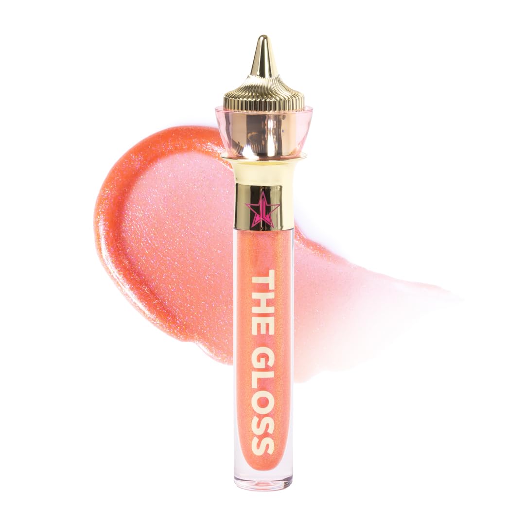 Jeffree Star Cosmetics The Gloss, Lip Gloss, 0.15 fl oz (Untouchable) All Shine, Zero Glitter