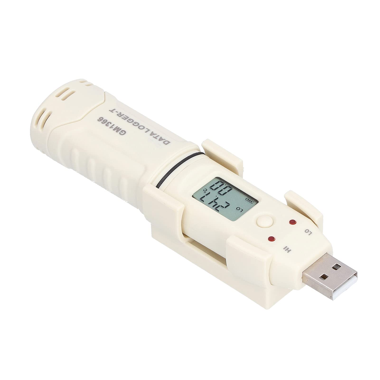 Registratore Digitale di Temperatura USB LED Registratore di Temperatura Interna con Software PC per Analisi Dati, Portatile per Laboratori Magazzini Serre