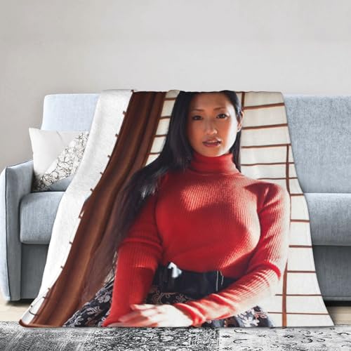 壇蜜 (5) 毛布 フランネル ブランケット エアコンブランケット 人気 大判 軽量 柔らかい 暖かい 掛け毛布 四季兼用125x150cm