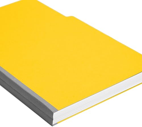 Miniatura 5 de Smead Pressboard File Folder, 1/3-Cut Tab, 1" Expansion, Legal Size, Yellow, 25 per Box (22562)