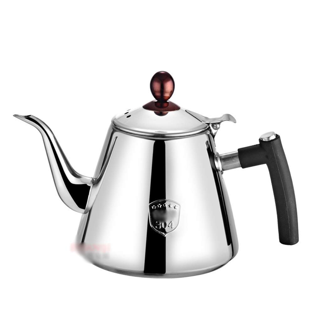 Whistling Kettle and Stainless Steel Stovetop Safe Teapot an Tea Coffee Pot Electrical Whistle Kettle for Gas Stove,Brightlight,for Home,office,outdoor