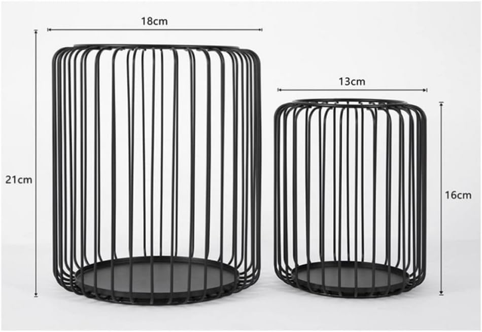 Vintage Iron Art Candlestick Holders Set of 2 for Desktop image 2