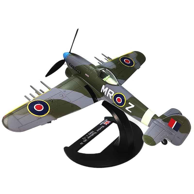 Modèle d'avion Hawker Typhoon 1/72 en alliage pour collectionneur d'histoire militaire