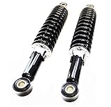 Verstellbar 2 Stoßdämpfer/Federbein - 240mm - Schwarz - Einstellbar - Hydraulisch - für Simson