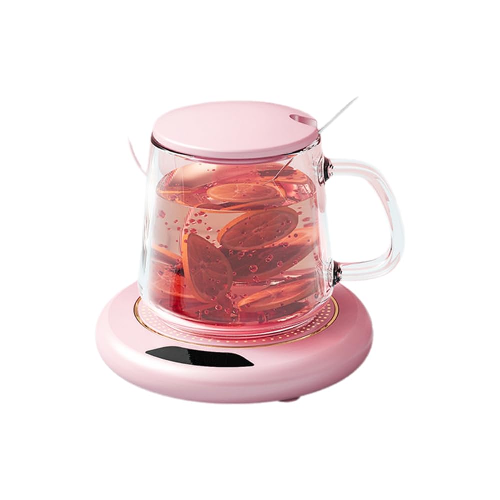 CTRLZS USB Thermostatic Heating Coaster 2PC 3-Speed Adjustment 55 Degree Constant Temperature Home Heater