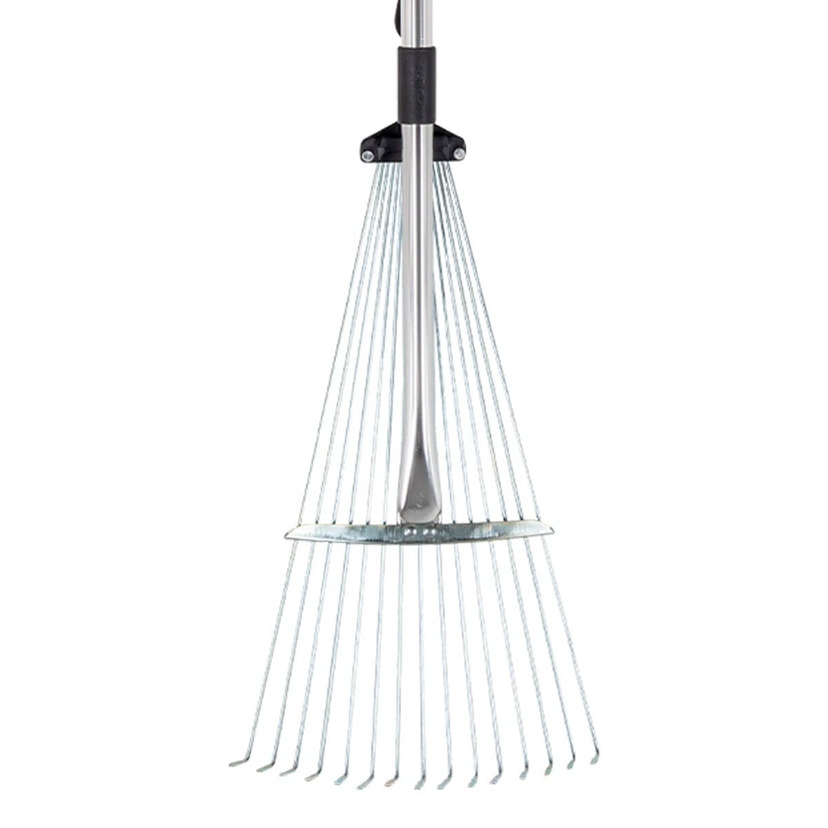 Szczotka do trawy 15 zębów Uchwyt teleskopowy 89,5-180 cm Ultralekki aluminiowy grabie ogrodowe VITO