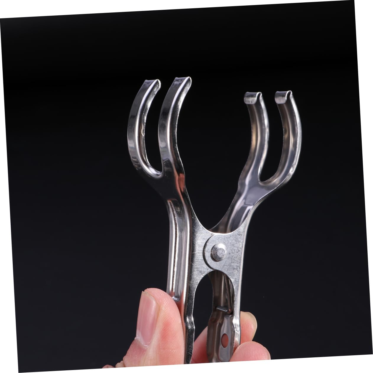 Wäscheklammern IWäscheklammern, 24 Stück große Wäscheklammern aus Metall, Federklammern aus Metall, Poolhandtuchklammern, Jumbo-Klammern aus Metall
