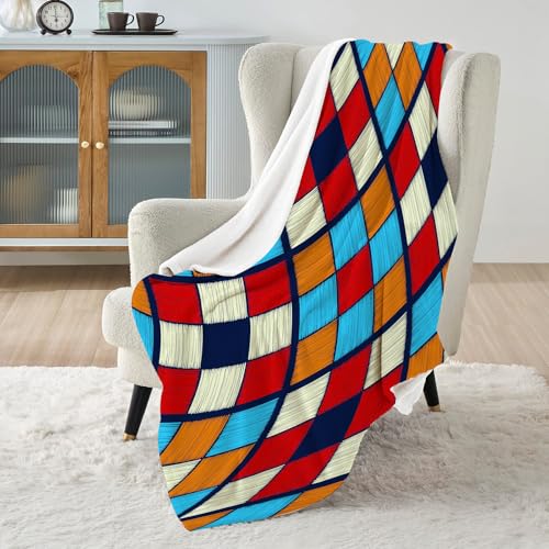 Couverture moelleuse 150x200cm effet 3D pour une chambre cocooning