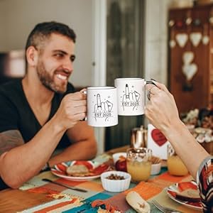 Mausticweddinggiftsforcouples2025hisandhersbrideandgroomgiftsengagementgiftsforcouplesmrandmrsgiftsbridalshowergiftsengagementringfingercoffeemugssetof211oz Urban Country Home Decor Maustic wedding gifts for couples 2025 his and hers bride and groom gifts engagement gifts for couples mr and mrs gifts bridal shower gifts engagement ring finger coffee mugs set of 2 11 oz urban country home decor