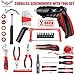 Tool Set, 43 Piece Home Tool Kit for Home with 3.6V Cordless Rechargeable Screwdriver,Basic Household Tool Kit Set for Apartment, College Dorm & DIY Projects