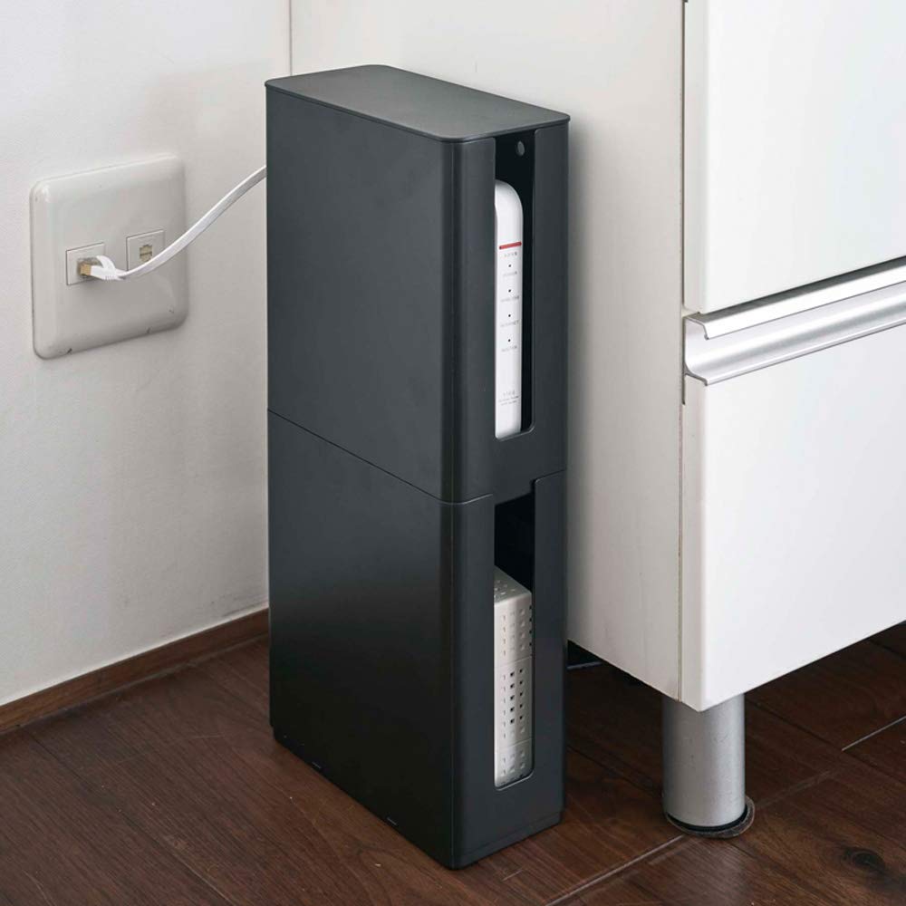 Buffalo nasne 2TB ブラック LAN 分岐 山崎実業ケースセット Buffalo nasne 2TB ブラック LAN 分岐 山崎実業ケースセット