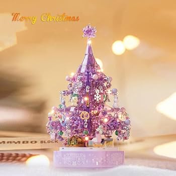 Amazon.co.jp: YILETKC パープルクリスタルクリスマスツリー