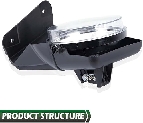 Vista 50 de GRAND ORANGE Luz antiniebla compatible con Chevy Cruze 2016 2017 2018 (no apto para modelos manuales Lt o manuales diesel) proyector de conducción