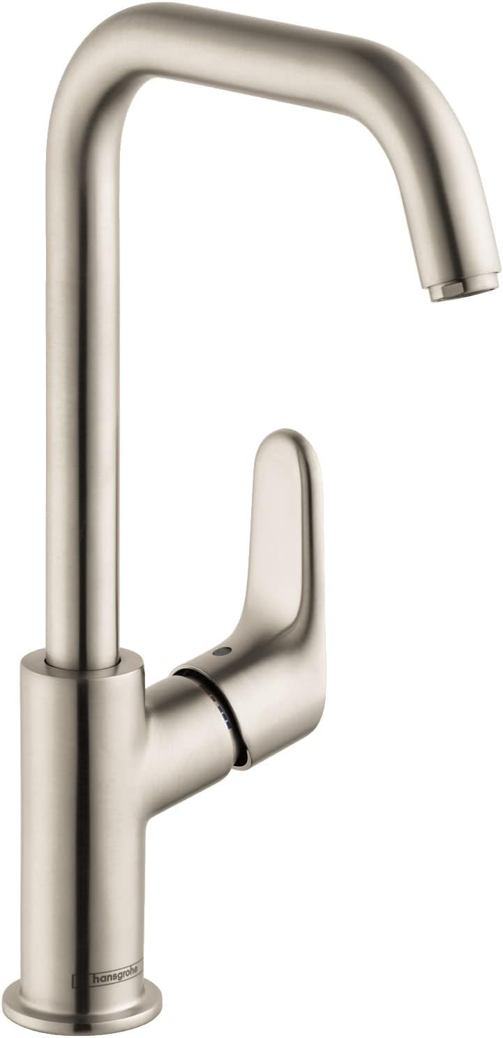 Gеt Dіѕсоunt оƒƒеr hansgrohe Focus Modern Timeless Easy Clean 1-Handle 1 12-inch Tall Bathroom Sink Faucet in Brushed Nickel, 31609821