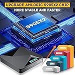 Kinhank Super Console X2 Pro Retro Game Console with 60000+Games,Video Game Console EmuELEC 4.5&Android 9.0 in 1,Compatible with 65+ Emulators,2 Controllers - Image 4