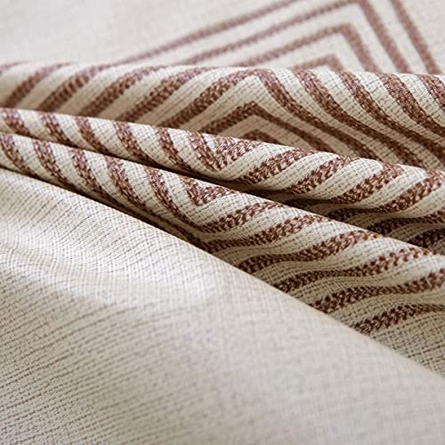 Nappe imperméable à l'eau et lavable pour couverture de table avec motifs élégants
