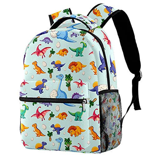 Sac à dos d'école pour homme et femme multicolore au motif animaux stylé