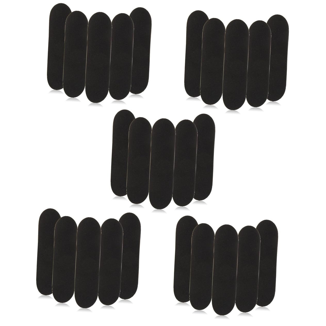 Vaguelly 25 Piezas Tapete Antideslizante Mini Patinetas Cintas De Dedo para Monopatín De Agarre De Espuma para Dedo Suministros De Monopatín Cintas para Dedos De