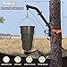 Aimax Outdoor Tree Mounted Game Hoist with Winch and Ratchet Strap, 500LBS Capacity Hunting Deer Hoist, 26FT Steel Cable Heavy Duty Deer Hanger for Skinning or Cleaning Game