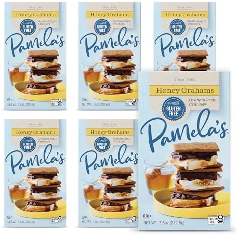 Pamela's Products Gluten Free Graham Crackers, Honey 7.5 Ounce (Pack of 6)