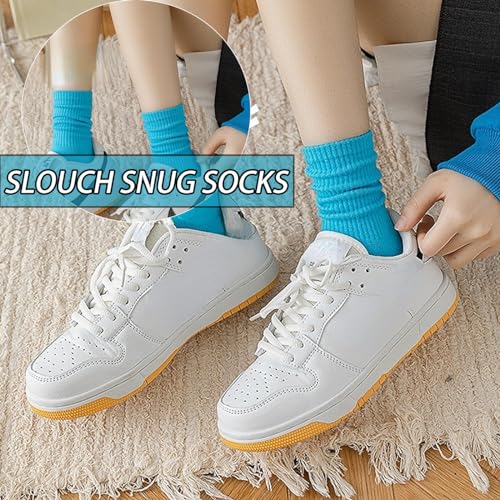 CHUNFO Colorful Womens Classic Solid Ankle Fun Cute Cotton Running Athletic Dress Crew Socks 6Pairs4
