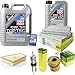 Produktbild QR-PARTS 69351364 Filter Set Inspektionspaket 6 Liter Liqui Moly Motoröl Top Tec 4600 5W-30 MANN-FILTER Innenraumfilter Kraftstofffilter Luftfilter Ölfilter