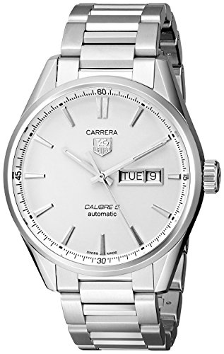 TAG Heuer Men's WAR201B.BA0723 Analog Display Swiss Automatic Silver Watch