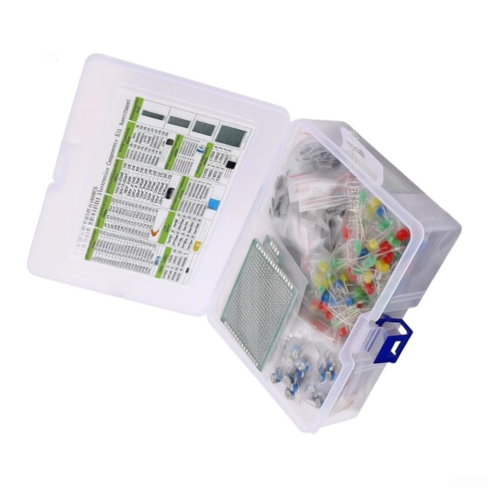 Résistances à film métallique Condensateurs LED Transistors DIY Kit