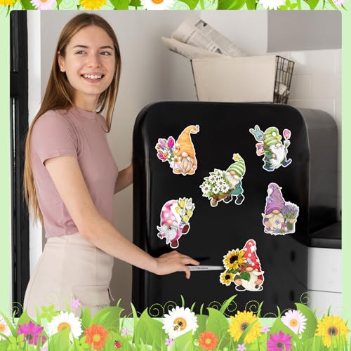 Imanes decorativos para refrigerador Whaline 12 piezas miniatura 6