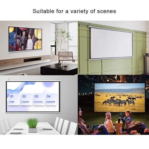 Pantalla de proyector manual 60in 16:9 miniatura 3