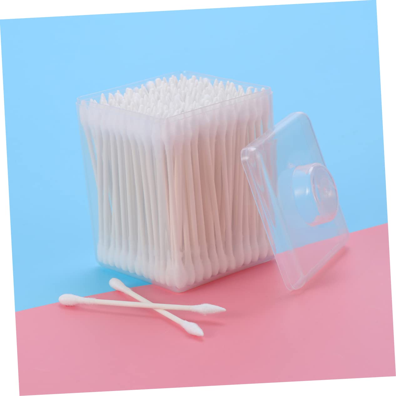 Balacoo Beauty Cotton Swabs 400pcs Makeup Cleaning Pads Double Head for Face Injuries Art Safe Paper Stick