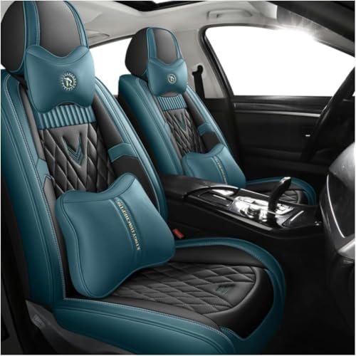 HOBIVA Fundas de asiento de coche universales para Isuzu Tous Les modeles D-Max mu-X, accesorios de coche, color verde