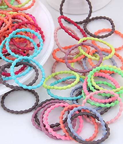 200 Pieces Hair Bows for Girls 3cm Small Hair Bows Elastic Hair Bows Perfect Hair Bows for Kids Toddlers Girls - Image 3