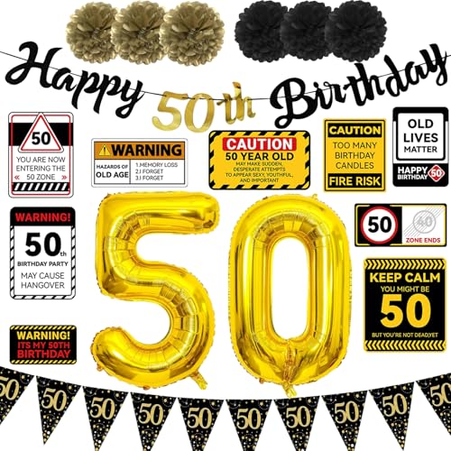 Kit anniversaire 50 ans homme pour sublimer votre salle de fête salon