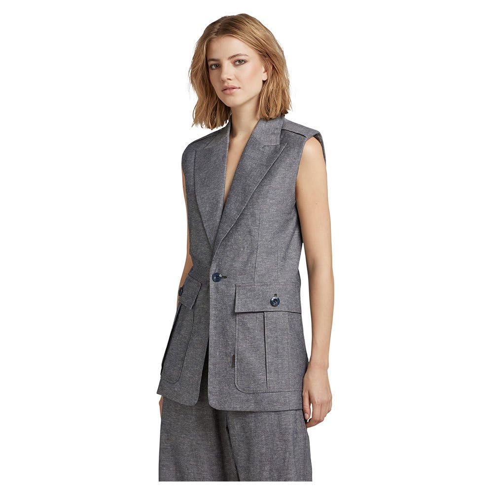 G-Star Sindhu Sleeveless Blazer M Grey