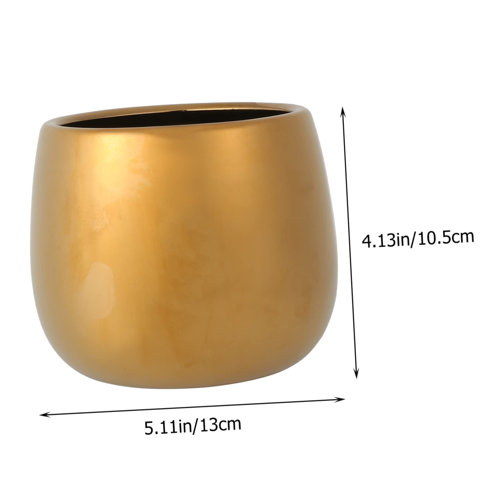 Yardwe 2 Pezzi Galvanica Vaso Di Fiori In Ceramica Vaso Nordico Vaso Rotondo Vasi In Ceramica Per Fiori Secchio In Ceramica Fioriera Contenitore Di Fiori Sul Desktop Balcone Vaso Di