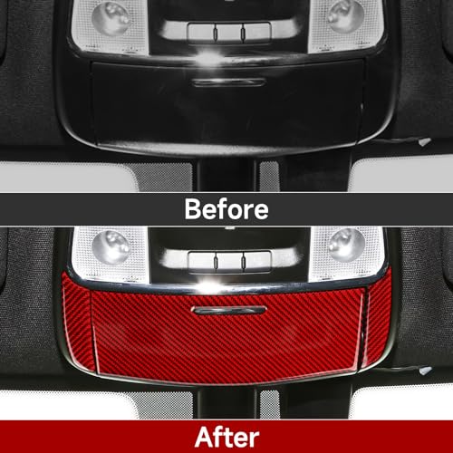 Image of Reading Light Cover Decals for 2011-2026 Dodge Durango Charger Chrysler 300 / for Jeep Grand 2011-2021 Cherokee WK2 Accessories Stickers