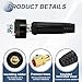 HARFINGTON 2 Set Welding Cables Panel Connector Plug and Socket Set DKJ10-25 Brass Quick Fitting for Power Supply Equipment, Black