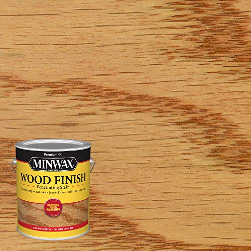 Image of Minwax 710750000 Wood Finish - Penetrates, Stains & Seals, 250 VOC, Gallon, Colonial Maple