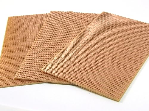 POPESQ® 3 unidades. x Placa prototipo pastilleo, 160 x 100 mm, tiras de 3 vías, #A5863