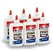 Elmer's Liquid School Glue, Washable, 7.625 Ounces, 6 Count - Great for Making Slime - E308NR