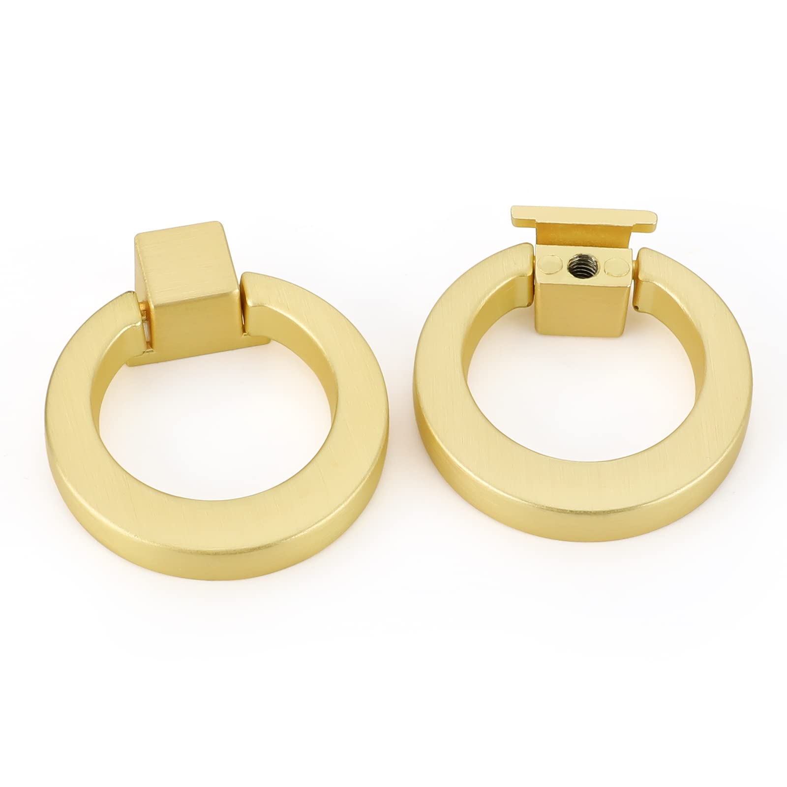 JYABSLNAJ Cabinet Pulls, Brushed Gold Cabinet Pulls Dresser and Drawer Handles Brass Knobs and Pulls(Gold)
