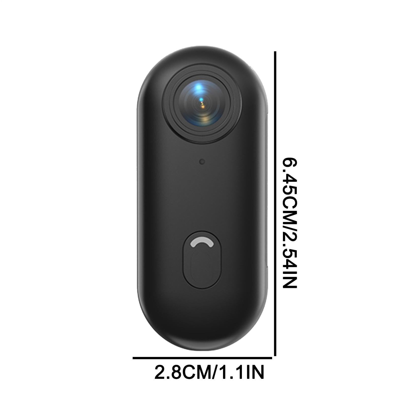 Telecamera Action Action Camera Tascabile | Dispositivo Vlogging 1080P Indossabile Portatile per Sport Motociclismo Ciclismo Palestra Escursionismo Viaggi Avventura